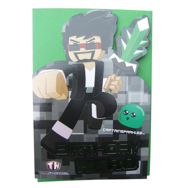 Tube Heroes 2 Captain Sparkle Birthday Greetings Card