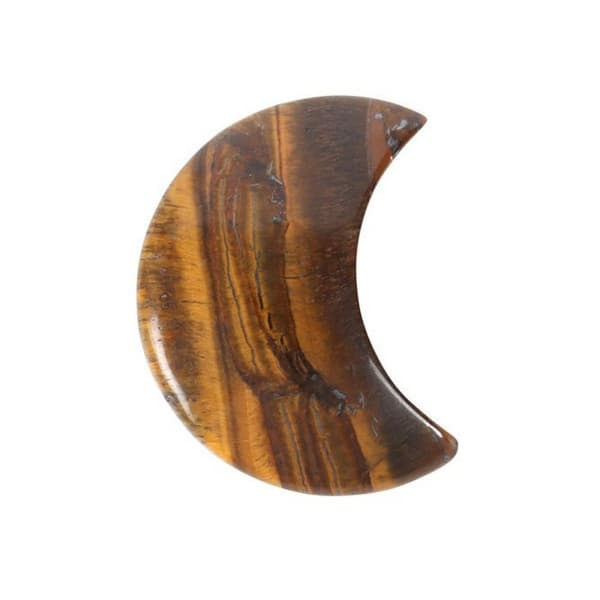 Something Different Out Of This World Tigers Eye Moon Greetings Card