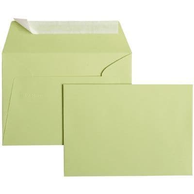 C6-kuvert - Clairefontaine - Pollen - 120g - Knoppgrön - Paket med 20 st