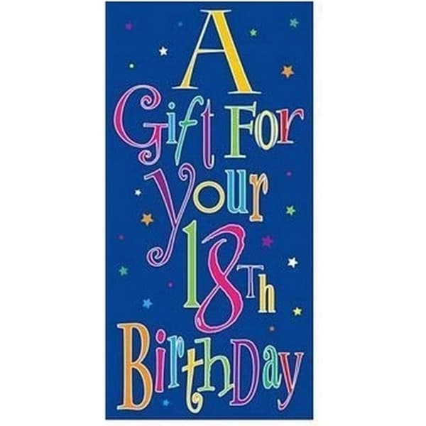 A Gift For Your 18th Money Wallets Blue One Size