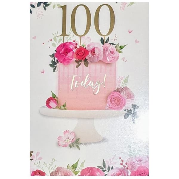 Simon Elvin Milestone 100th Birthday Greetings Card (Pack of 6)