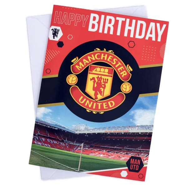 Manchester United FC Musikaliska födelsedagskort