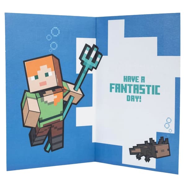 Minecraft fødselsdagskort