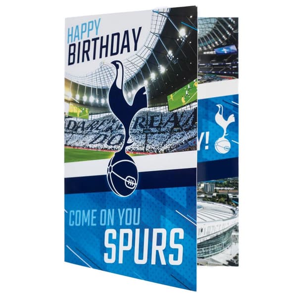 Tottenham Hotspur FC Musikalsk fødselsdagskort Blue/White One Size