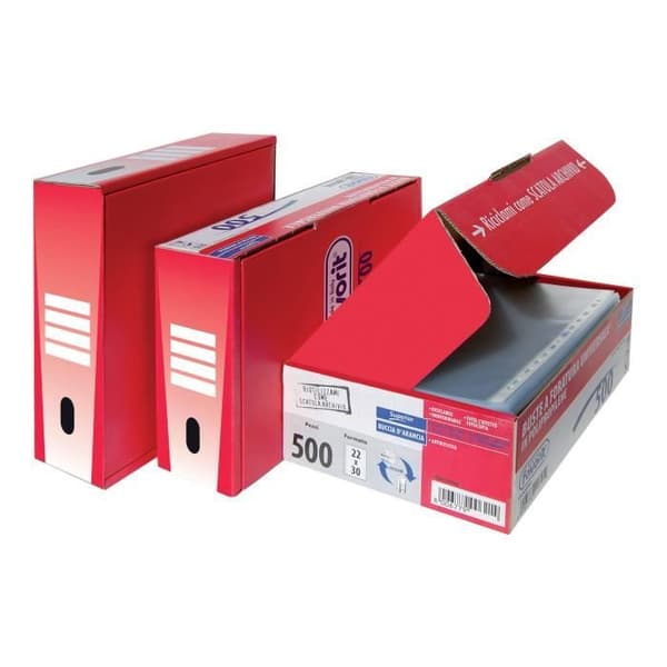 Favorit SUPERIOR Arkivlåda 220 x 300 mm för 500 kuvert lila