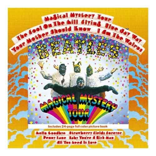 The Beatles Magical Mystery Tour Album Greetings Card Multicoloured One Size