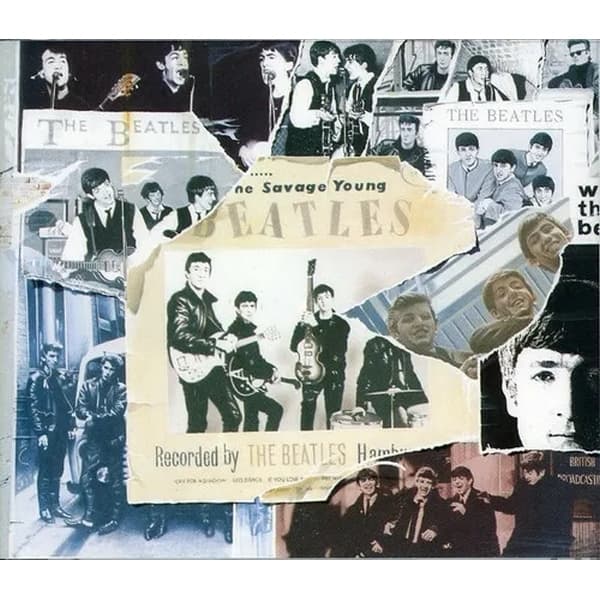 The Beatles Anthology 1 Album Greetings Card Black/White One Size