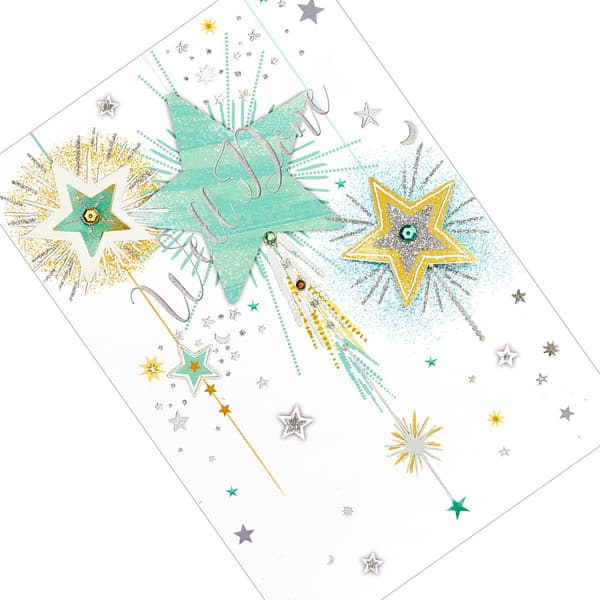 Simon Elvin Isabel Garden Well Done Stars Greetings Card (Pack of 6)