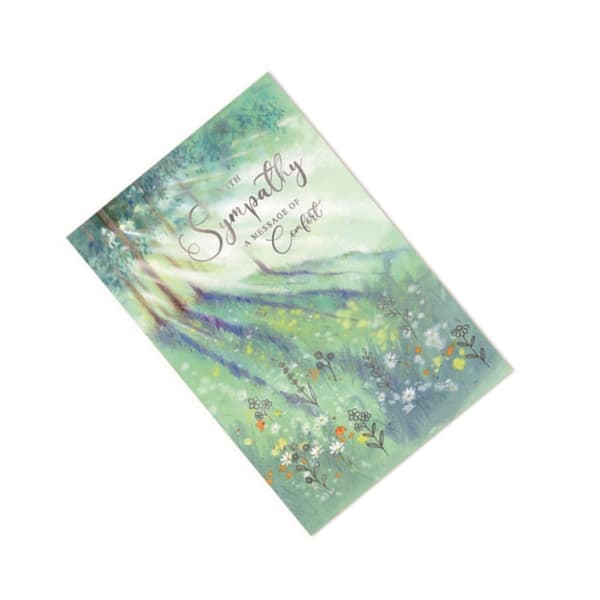 Simon Elvin With Sympathy A Message Of Comfort Greetings Card (Pack of 6)