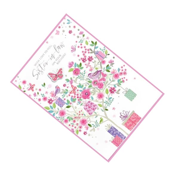 Simon Elvin Sister In Law Isabal Garden Traditional Greetings Card (Pack of 6)