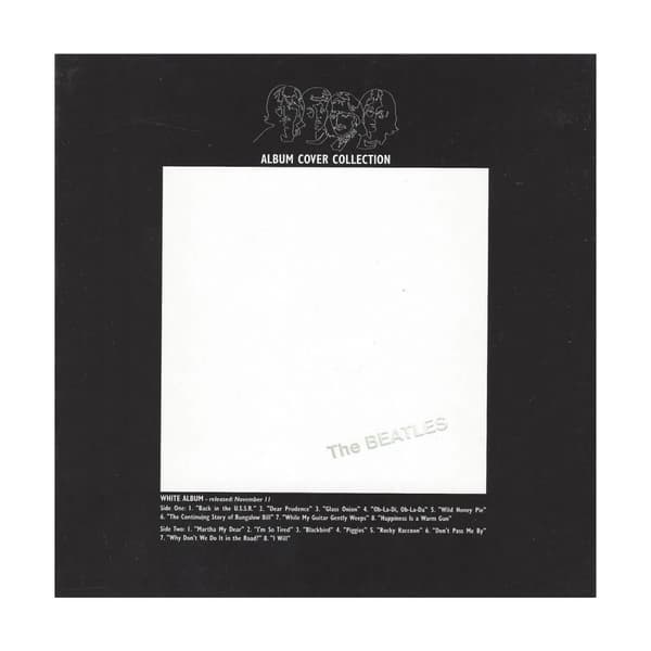The Beatles White Album Greetings Card White One Size