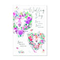 Miniatyrbild 1 av 2: Simon Elvin On Your Wedding Day Wreath Anniversary Greetings Card (Pack of 6)