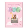 Pikkukuva 1 / 2: Simon Elvin On Babys 1st Birthday With Love Hot Air Balloon Greetings Card (Pack of 6)