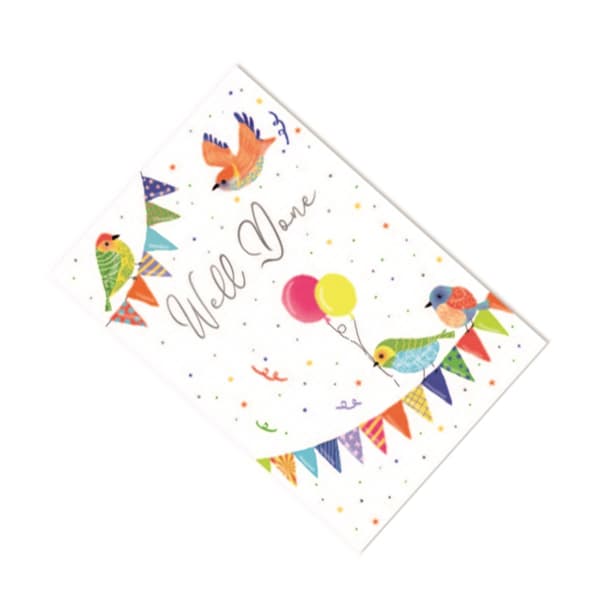 Simon Elvin Well Done Greetings Card (Pack of 6)
