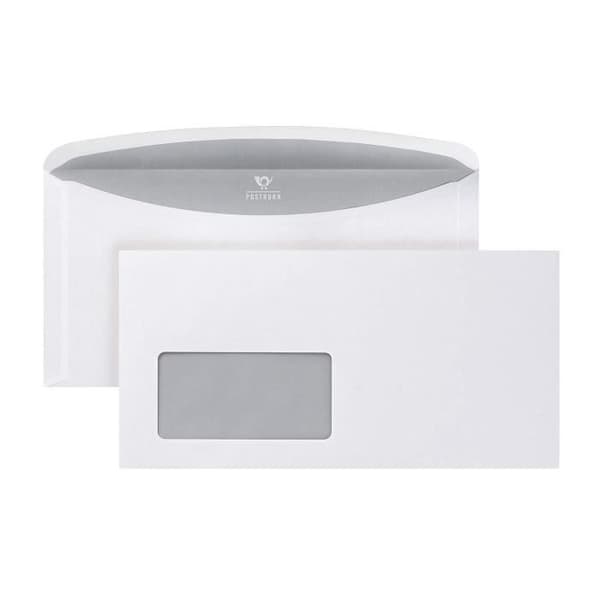 POSTHORNvelox Cor postal Velox Enveloppe Ier Étui à rabat avec fenêtre, Ask, Velox 3000, gommé, C6/5, 114 x