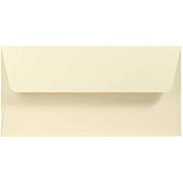 Långa kuvert - RÖSSLER - Coloretti - Förpackning med 5 - 80 g/m² - Elfenben