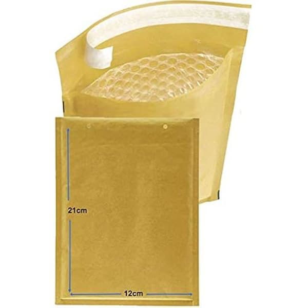 Plastförpackningar - BANKERS BOX - 12 x 21 cm - Bubbelskydd - Miljövänliga - Säker stängning