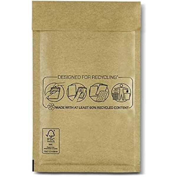 Plastförpackningar - BANKERS BOX - 12 x 21 cm - Bubbelskydd - Miljövänliga - Säker stängning