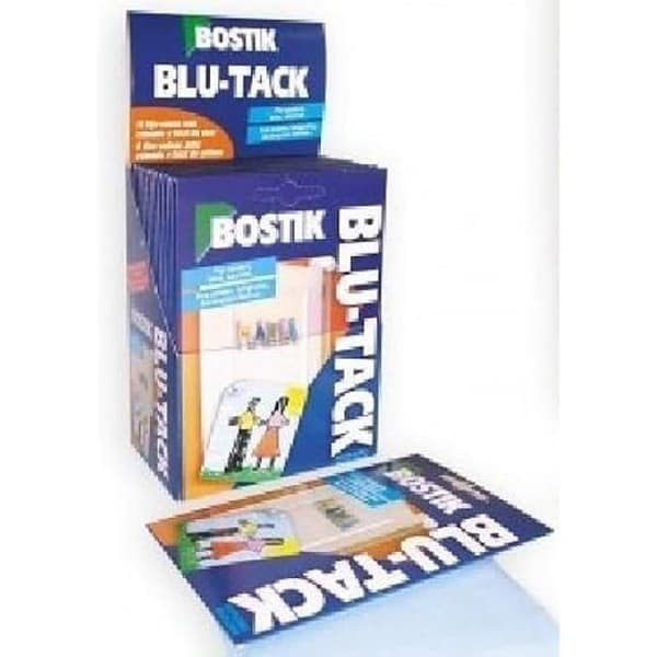 Display - BOSTIK - 12 Blu-Tack-kuvert - Vit - Blandat - Mått ej specificerade