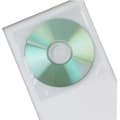 Miniatyrbild 1 av 2: CD-kuvert - Q-CONNECT - 50-pack - Polypropylen - Assorterade - 2x16x14cm