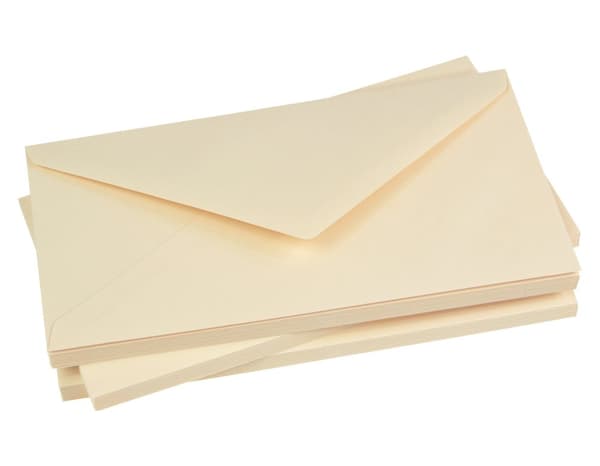 Krämfärgade kuvert 100g DL 10st nr. 55