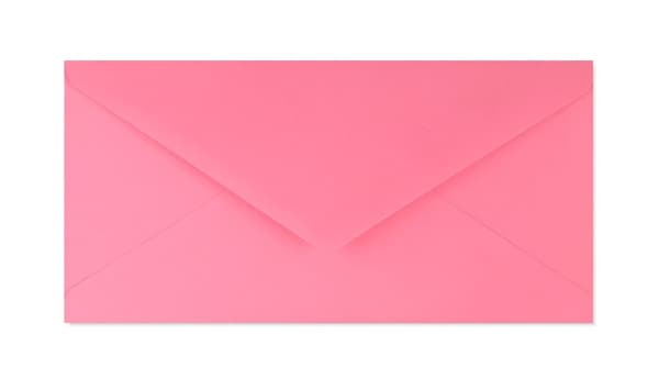 Värilliset kirjekuoret pinkki karkki 120g DL 10kpl no. 51