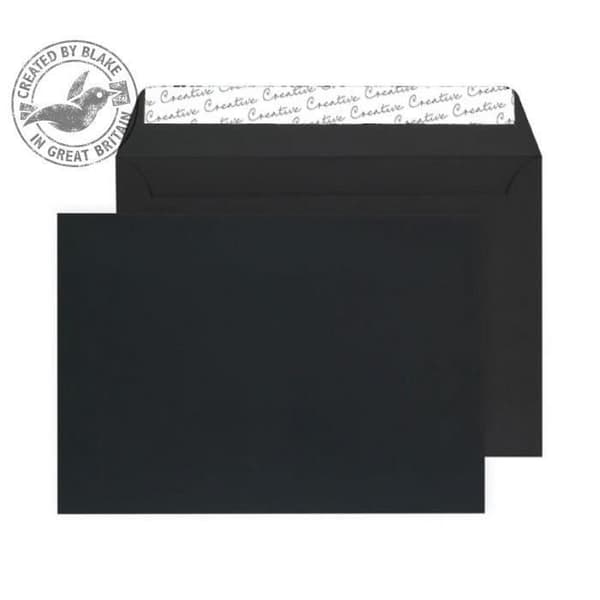 Blake Creative 44V645, C5 (162 x 229mm), Papper, Svart, 140 g-m², 162 mm, 22,9 cm