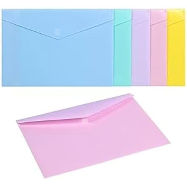 Plastpåsar - CARCHIVO - Pack om 10 - 200mic - Soft folio - Velcro övers.