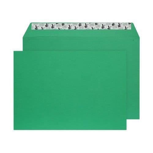 Designsortiment Vibrant 108 självhäftande kuvert 120gsm, flaskgrönt, C6, 500 pack
