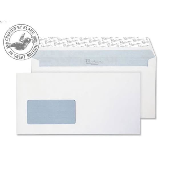 Blake Premium 32216, vit, 35 x 90 mm, 120 g-m², DL (110×220 mm), 220 mm, 11 cm
