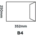 Miniatyrbild 2 av 3: Blake Purely Packaging 352 x 249 mm Styva fraktkuvert 100% Kartong ( ) Vit - 100-pack - PPA15-RS
