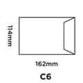Miniatyrbild 2 av 3: Renomera C6 162 x 114 mm Dos kartongkuvert (pack av 250) - 2112