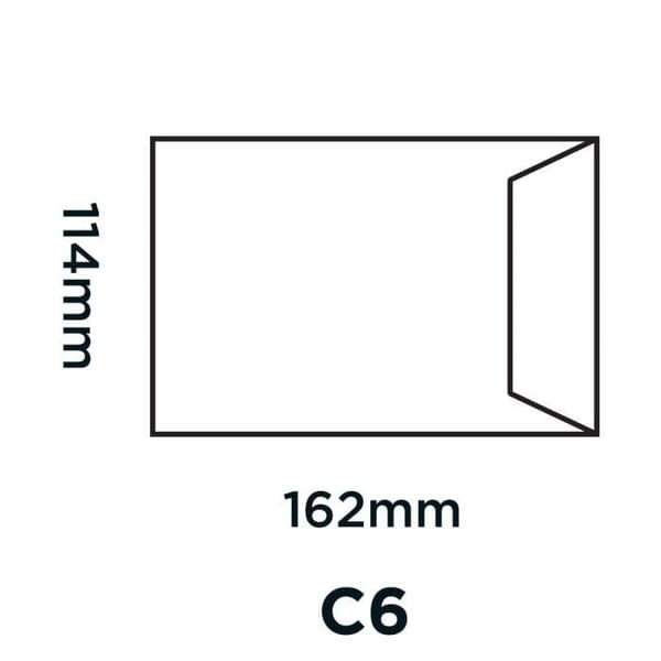 Renomera C6 162 x 114 mm Dos kartongkuvert (pack av 250) - 2112