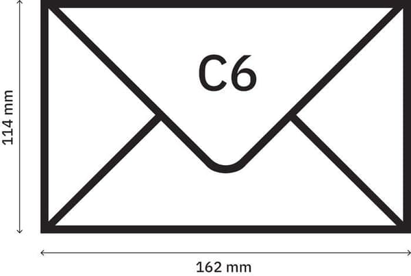 Sigel Envelope - DU700 - Set med 24 kuvert, kraftpapper, utan fönster, C6 (11,4 x 16,2 cm)