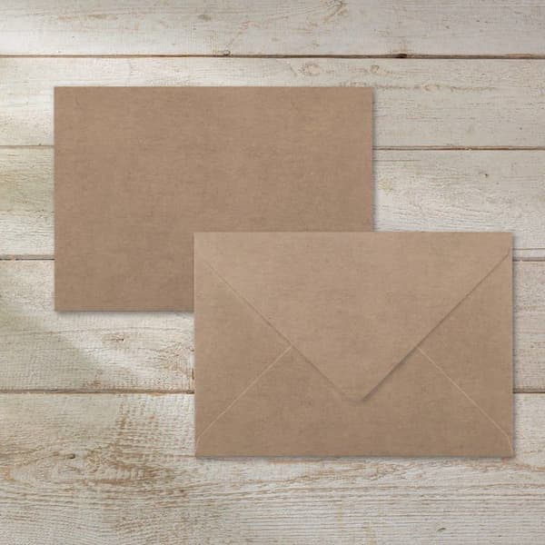 Sigel Envelope - DU700 - Set med 24 kuvert, kraftpapper, utan fönster, C6 (11,4 x 16,2 cm)