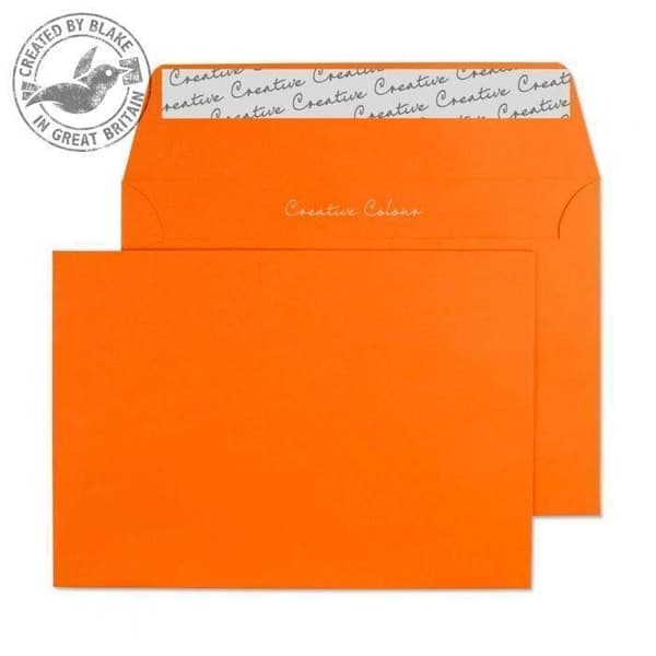 Blake Creative 105, C6 (114 x 162 mm), papper, orange, 162 mm, 11,4 cm