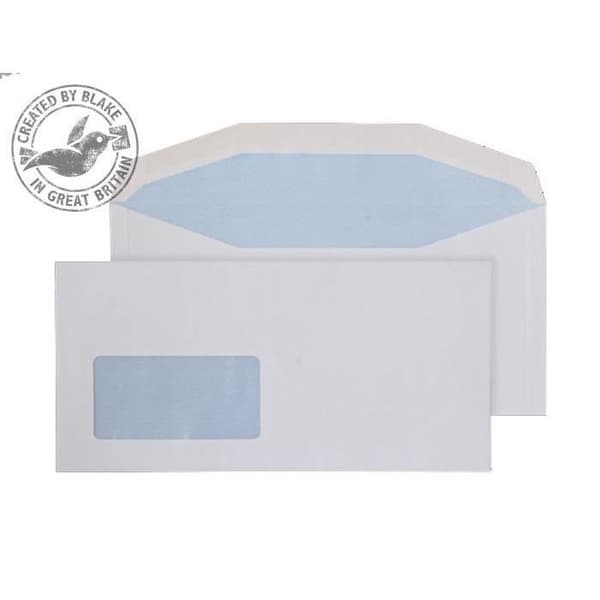 Blake Purely 3904, Vit, 45 x 90 mm, 90 gsm, DL++ (114×235 mm), 235 mm, 11,4 cm