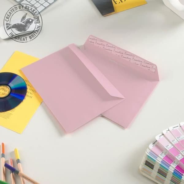 Blake Creative 101, C6 (114 x 162 mm), papper, rosa, 162 mm, 11,4 cm