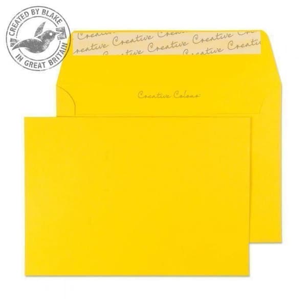 Blake Creative 104, C6 (114 x 162 mm), papper, gul, 162 mm, 11,4 cm