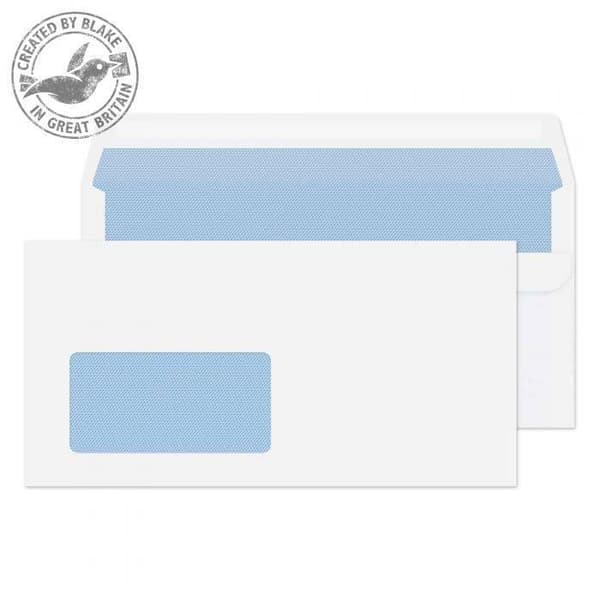 Blake Purely 12774, Vit, 45 x 90 mm, 80 g-m², DL (110 x 220 mm), 220 mm, 11 cm