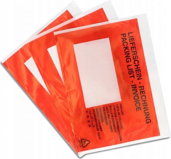 Enveloppe Emerson - ikk175115bred - C6 röda genomskinliga kuvert (1000)
