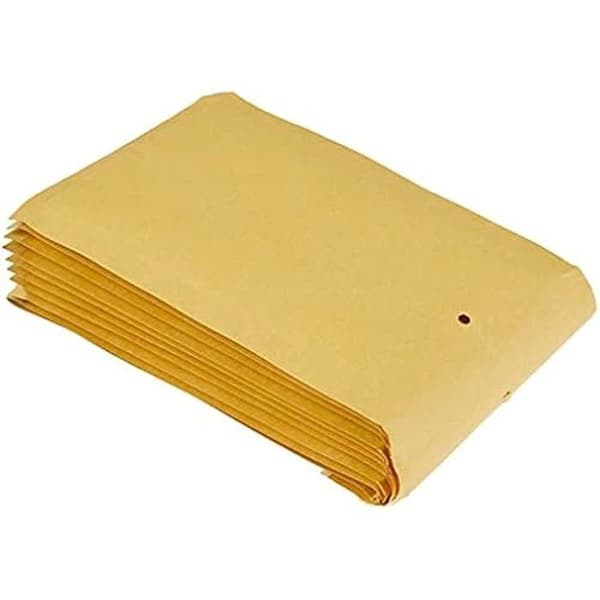 Bubbelkuvert - SAM - Paket om 10 - 100 x 165 mm - Brunt - Blandat