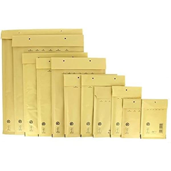 Vadderade kuvert - BONG - AirPro 12220 - Paket med 100 - Kraftpapper 80 g/m² - Remsförslutning