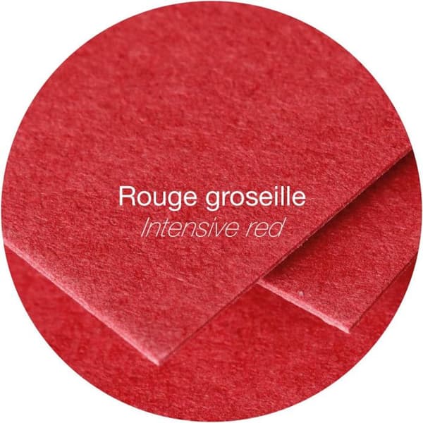 Kuvert - CLAIREFONTAINE - Pollen - 120g - 162x229 mm - Vinbärsröd - Paket med 20 st