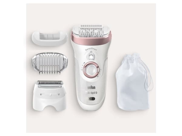 Braun Silk-épil 9 9-720 40 pinsetter Rosa, Hvit
