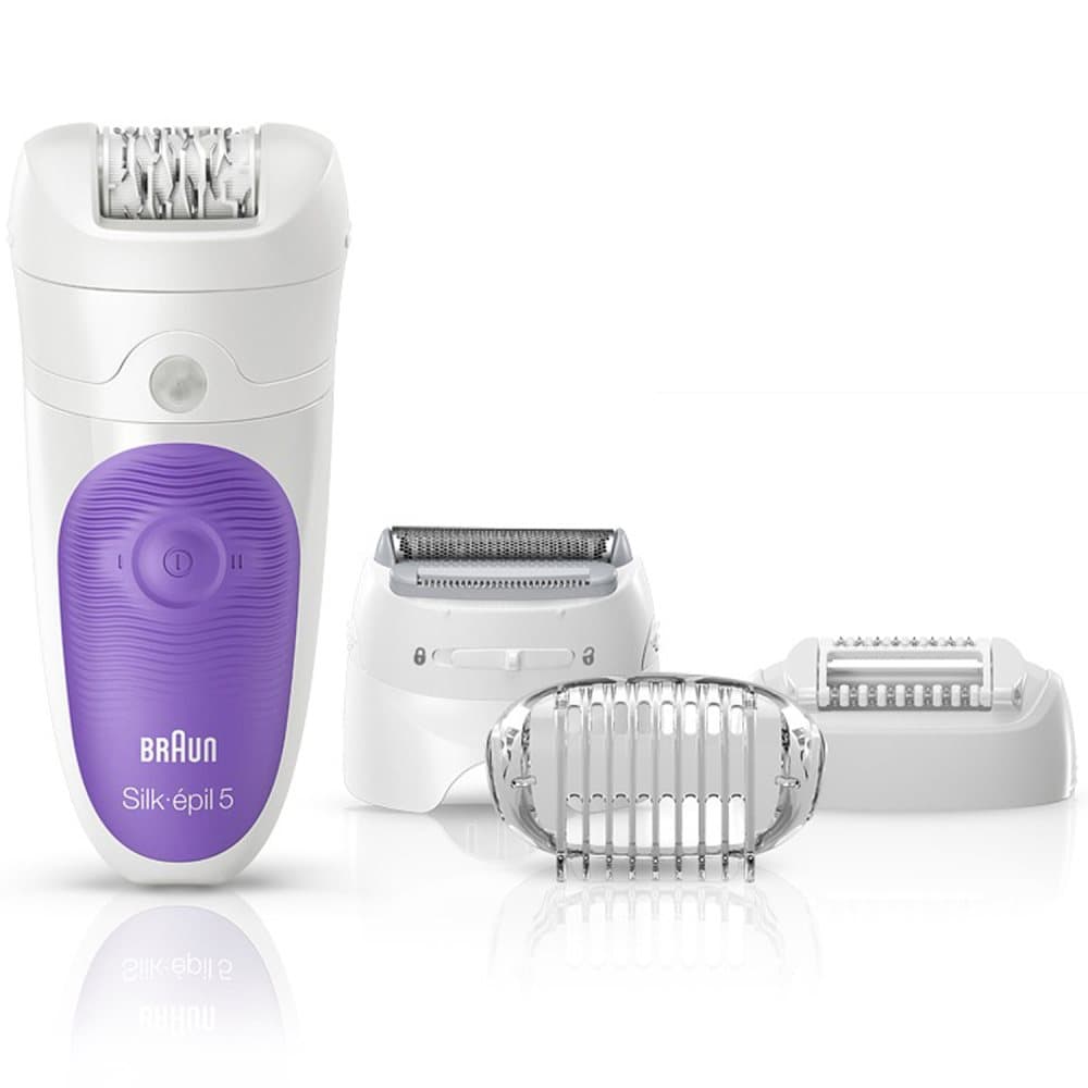 Braun Silk-épil 5-541 Wet & Dry Violet, Hvid 28 pincetter