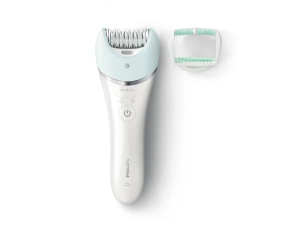 Philips Satinelle Advanced Effektiv hårborttagning från roten BRE610/00, Metallisk, Vit, 32 pincetter, 17 diskar, 3 cm, 15 /5,4 W, Inbyggd