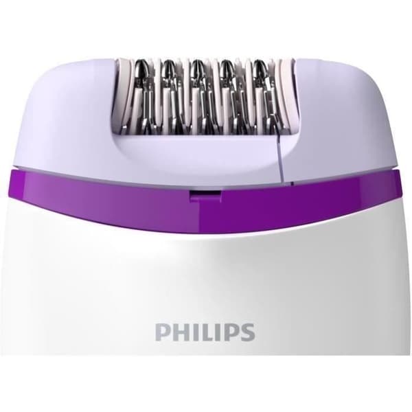 PHILIPS BRE225/00 Satinelle epilator - 2 hastigheter - Kompakt på lila elnät - Vit &amp; lila