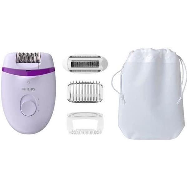 PHILIPS - Violett kompakt epilator - Satinelle Essential - lila - BRE275.00