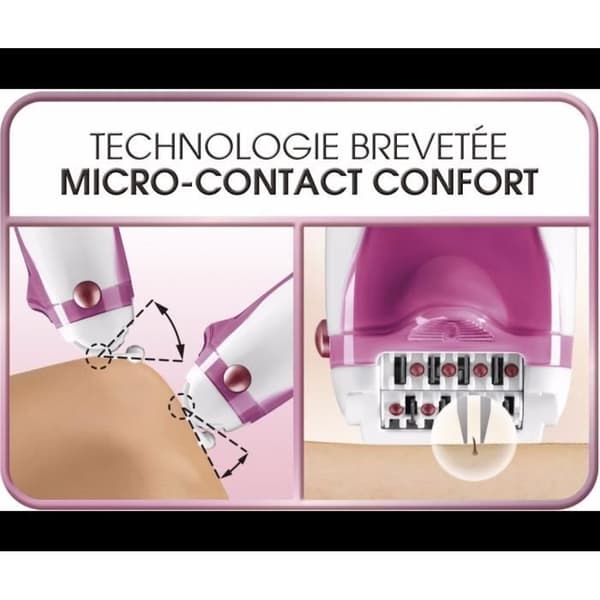 CALOR SILENCE SOFT EP5660C0 sladdlös epilator - fuchsia